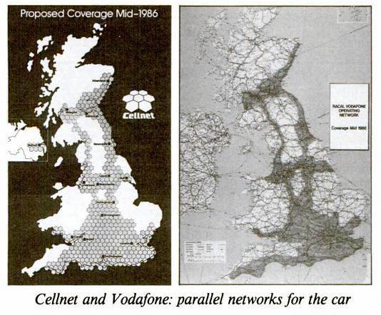 UK Mobile Phone Coverage In 1985